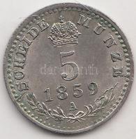 Ausztria 1859A 5Kr Ag "Ferenc József" T:2
Austria 1859A 5 Kreuzer Ag "Franz Joseph&qu...