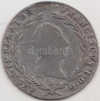 Ausztria 1820A 5Kr Ag "I. Ferenc" T:3
Austria 1820 5 Kreuzer Ag "Franz I" Vienna...