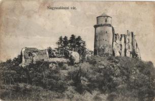 Nagyszalánci vár / castle (wet damage)