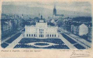 1899 Zagreb, Franz Joseph square