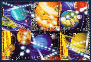 Solar System stamp-booklet sheet, Naprendszer bélyegfüzetlap