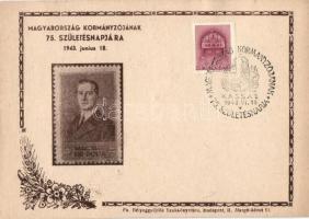 3 db Horthy képeslap / levelezőlap, speciális bélyegzésekkel / 3 Horthy postcards, anniversary cards