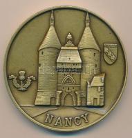 Franciaország / Nancy 1986. "59. Nemzetközi Bélyegkiállítás" Br emlékplakett (68mm) tokban...
