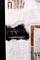 Ajtai Tamás (1952-): Előző életem I. Vegyes technika, karton, jelzett, 42×42 cm