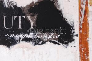 Ajtai Tamás (1952-): Előző életem I. Vegyes technika, karton, jelzett, 42×42 cm