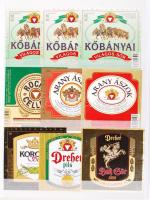 201 db magyar és külföldi sörcímke albumba rendezve /
201 beer labels