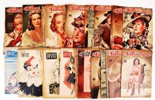 1937-1944 Párisi Divat című magazin kb. 60 db száma