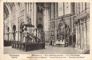 Temesvár, Gyárváros, Római katolikus templom belseje / Roman catholic church interior