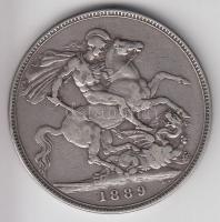 Nagy-Britannia 1889. 1C Ag "Viktória" T:2-
Great Britain 1889. Crown Ag "Victoria&quo...