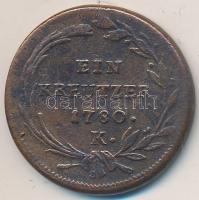 Ausztria/magyar verdejel 1780K 1Kr "Mária Terézia" T:2-