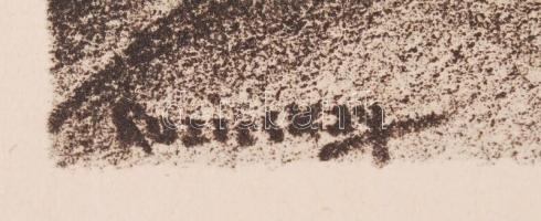 Ruzicskay György (1896-1993): Férfi. Algrafia, papír, jelzett az algrafián, 31.2 x 23.8 cm