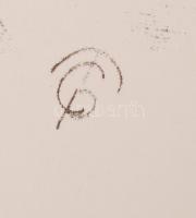 Molnár C. Pál (1894-1981): Ébredés, kis szériás ofszet-karton, 29.5x20.8 cm