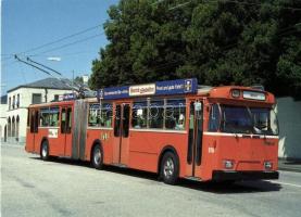 7 db MODERN használatlan trolibusz motívumú képeslap közte 3 fotó / 7 modern motive cards, trolley b...