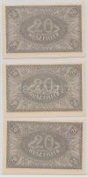 1920. 20f (3x) T:I-