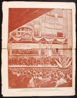 1921 Védő Ligák Szövetség Papp Váry Elemérné Hiszekegy megzenésítési ünnepsége és díjkiosztó emlékla...