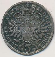 Ausztria 1755. 3Kr Ag "Mária Terézia" Bécs T:3,3-
Austria 1755. 3 Kreuzer Ag "Maria T...