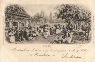 1898 Hungarian folklore, csárdás (EK)