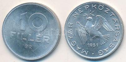 1950-1951. 10f Al (2x) T:1-,2