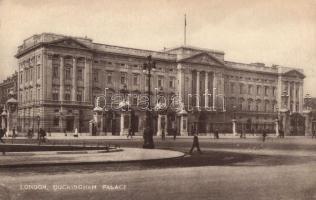 London - 2 postcards: Regalia Tower, Buckingham Palace