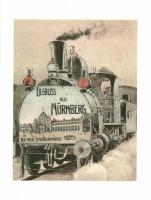 10 darabos modern, használatlan, reprodukciós Nürnberg képeslap sorozat / 10 modern reproduction Nür...