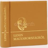 Lenin: Magyarországról 1919-1969. Minikönyv, készült 200 számozott példányban, kiadói műbőr kötés, védőtokban, újszerű állapotban.