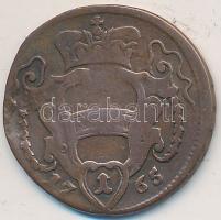 Ausztria 1765. 1Pf Cu T:3
Austria 1765. 1 Pfennig Cu C:F
