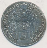 Ausztria 1765. 5Kr Ag "Mária Terézia" Günzburg T:3 Austria 1765. 5 Kreuzer Ag "Maria Theresia" Gunzburg C:F