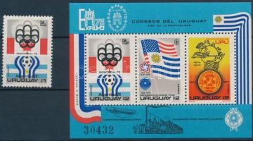 1975 Bélyegkiállítás: Olimpia Mi 1369 + blokk Mi 28