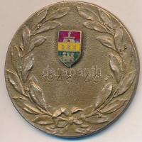 1948/49. "Budapesti Sport Egyesület" labdarúgó érem zománcozott címerrel T:2,2-