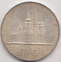 Ausztria 1957. 25Sch Ag "Mariazell" T:2- Austria 1957. 25 Schilling Ag "Mariazell" C:VF