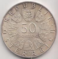 Ausztria 1965. 50Sch Ag "Bécsi Egyetem" T:2- Austria 1965. 50 Schilling Ag "Vienna Univertsity" C:VF