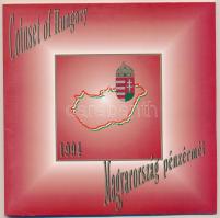 1994. 10f-100Ft 10klf db + 200Ft Ag "Deák" dísztokos szettben T:BU