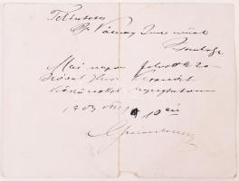 cca 1900 Grünbaum Vilmos szőnyegek litho számolócédula (erősen hajtott) 15x12 cm