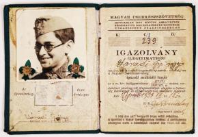 1940 Cserkész igazolvány / Scout ID