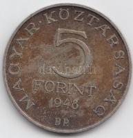 1948. 5Ft Ag "Petőfi" T:2-
Adamo EM1