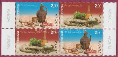 Europa CEPT gasztronómia bélyegfüzet, Europe CEPT gastronomy stamp-booklet