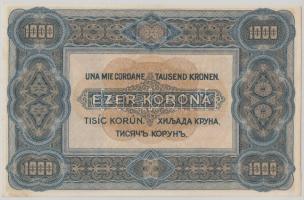 1920. 1000K "Orell Füssli Zürich" nyomdai papírráncokkal T:I- (jobb alsó saroknál restaurá...