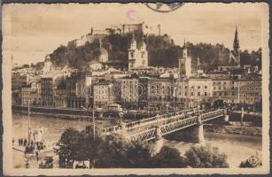 6 db régi, főleg osztrák városképes lap / 6 mainly Austrian postcards: Bad Gleichenberg, Mürzsteg, W...