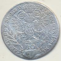 Erdély 1765. 10Kr Ag "Mária Terézia" T:3 lyuktömött