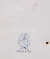 Herendi Mozart mellszobor, fehér mázas, jelzett, hibátlan, m:20 cm