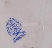 Herendi Wagner mellszobor, fehér mázas, jelzett, hibátlan, m:22 cm