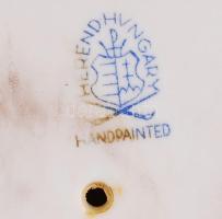 Herendi Liszt mellszobor, fehér mázas, jelzett, hibátlan, m:22,5 cm