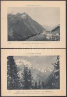 cca 1890 6 db tájkép, Comptoir-Phototypie-Neuchatel fotómásolat