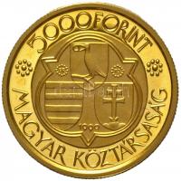 1990. 5000Ft Au "Mátyás király" (0.986/6.982g) T:PP
Hungary 1990. 5000 Ft Au "King Ma...