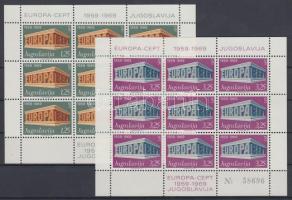 1969 Európa kisívsor Mi 1361 II-1362 II