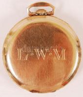 cca 1910 Illinois Watch Co. aranyozott zsebóra erdeti tokjában, nagyon szép állapotban / Gold filled...