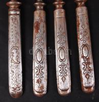 12 db háború előtti fém villa és két kés