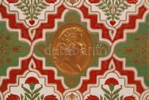 Rákóczi album. II. Rákóczi Ferenc és kurucai. Kiadói festett, aranyozott dombornyomásos  egészvászon...