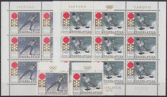 1972 Sapporoi téli olimpia sor + kisívsor Mi 1447-1448