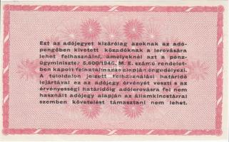1946. 1.000.000AP fehér papír T:I
